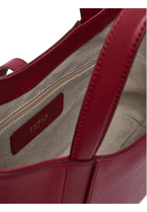 Furla Torebka Goccia Shopper Bag S WB01789 BX3353 KH CGQ00 Czerwony. Kolor: czerwony. Materiał: skórzane