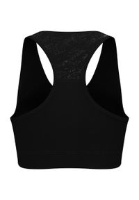 Biustonosz sportowy Odlo Bralette ESSENTIAL PRINT. Kolor: czarny. Wzór: nadruk