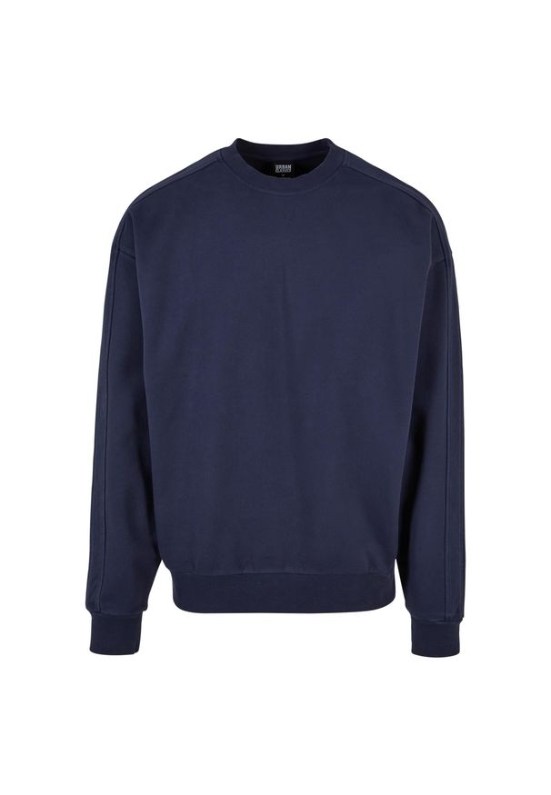 Bluza Urban Classics Heavy Garment Dye. Kolor: niebieski