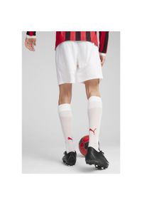 Puma - Męskie szorty AC Milan 24/25 PUMA White For All Time Red. Kolor: biały, czerwony, wielokolorowy. Sport: piłka nożna