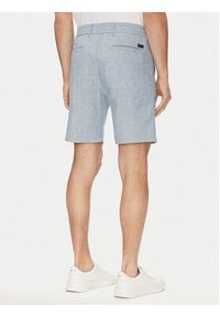 BOSS Szorty materiałowe 50536863 Niebieski Tapered Fit. Kolor: niebieski. Materiał: len, syntetyk #5