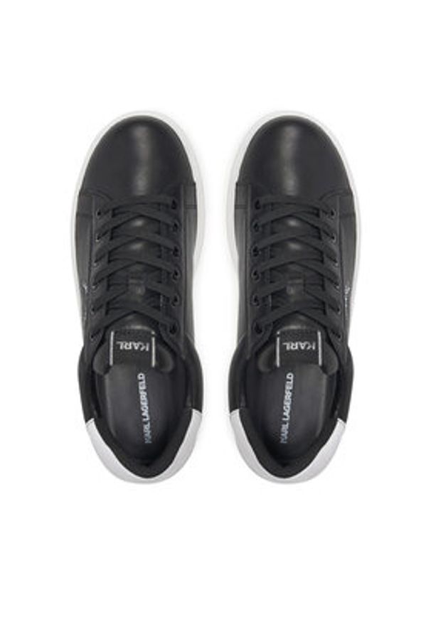 Karl Lagerfeld - KARL LAGERFELD Sneakersy KL52538K Czarny. Kolor: czarny. Materiał: skóra