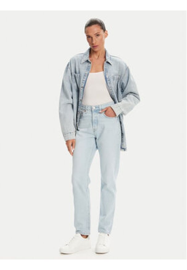 Levi's® Jeansy 501® 36200-0326 Niebieski Cropped Fit. Kolor: niebieski