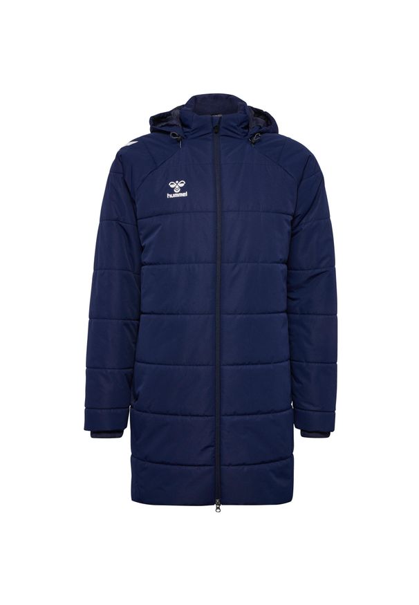 Kurtka puchowa Hummel Lead 2.0. Kolor: niebieski. Materiał: puch. Sport: piłka ręczna
