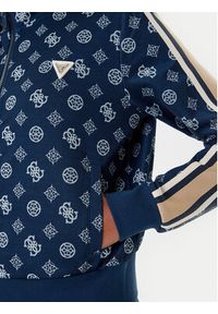 Guess Bluza V5YQ07 K0282 Granatowy Regular Fit. Kolor: niebieski. Materiał: syntetyk #5