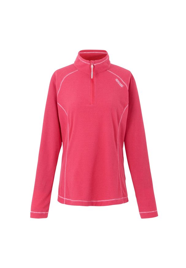 Regatta - Damski Polar Z Suwakiem Montes. Kolor: różowy. Materiał: polar. Styl: sportowy. Sport: turystyka piesza