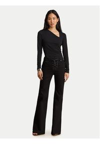 Lauren Ralph Lauren - LAUREN RALPH LAUREN Bluzka 200P13936001 Czarny Regular Fit. Kolor: czarny. Materiał: syntetyk #5