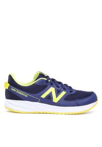 New Balance Sneakersy YK570BY3 Granatowy. Kolor: niebieski. Materiał: materiał