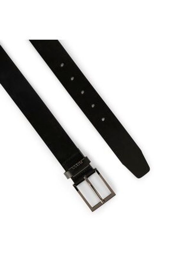 BOSS - Boss Pasek Męski 50491852 Czarny. Kolor: czarny. Materiał: skóra