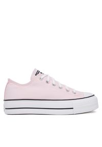 Trampki Converse. Kolor: różowy. Obcas: na platformie