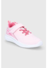 Reebok buty dziecięce REEBOK RUSH RUNNER GV9995 kolor różowy. Nosek buta: okrągły. Zapięcie: rzepy. Kolor: różowy. Materiał: guma #3