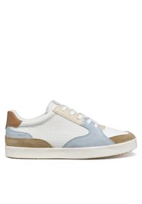 Geox Sneakersy D Blomiee D656HC 05422 C1Z0B Biały. Kolor: biały. Materiał: skóra #1