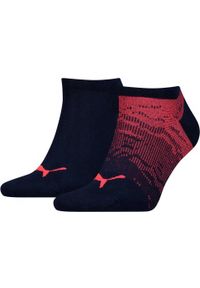 ZEAGLE - Skarpetki Puma Niskie Czarne/Czerwone 39-42 - Sportowy Komfort. Kolor: czarny, różowy, wielokolorowy. Materiał: elastan, poliamid, bawełna #2