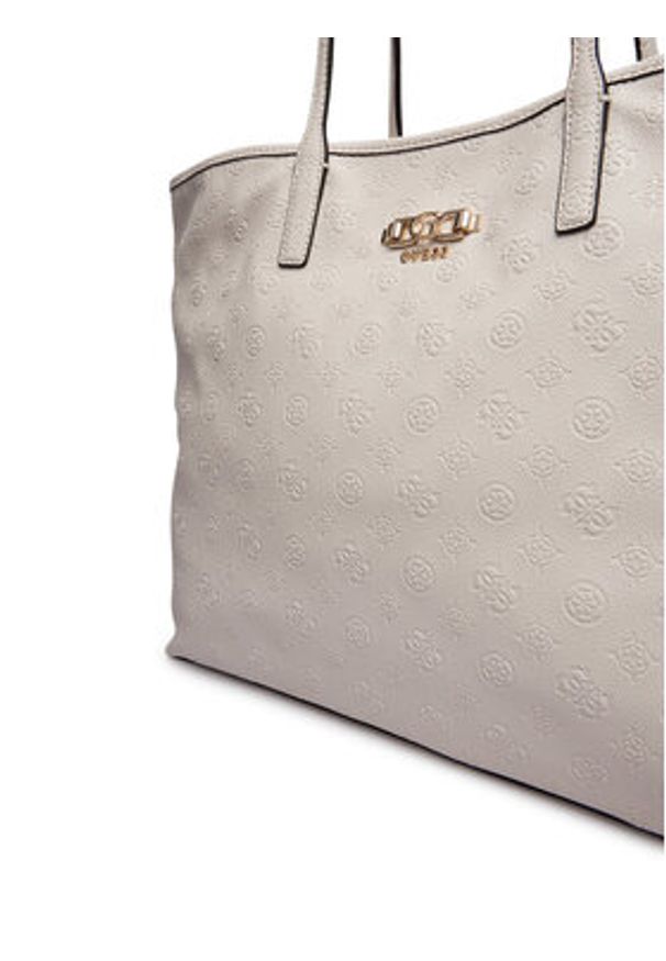 Guess Torebka Victtoria HWPD95 14290 Kremowy. Kolor: kremowy. Materiał: skórzane