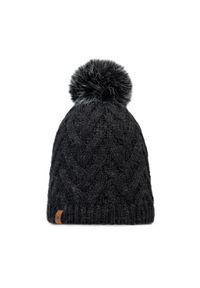 Buff - Czapka BUFF KNITTED & FLEECE BAND BEANIE CARYN. Kolor: szary. Sezon: zima. Styl: sportowy #1