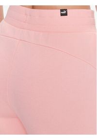 Puma Spodnie dresowe Ess+ Embroidery 670007 Różowy Regular Fit. Kolor: różowy. Materiał: bawełna, syntetyk