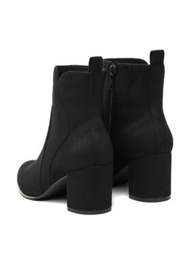 Jenny - JENNY Botki CEO-CD24-242H-2 Czarny. Kolor: czarny. Materiał: materiał