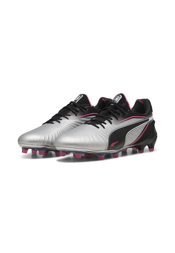 Puma - Buty piłkarskie KING ULTIMATE FG/AG PUMA. Kolor: biały, wielokolorowy, różowy, czarny. Sport: piłka nożna