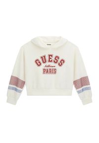 Guess Bluza J6RQ11 KCAY2 Écru Regular Fit. Materiał: syntetyk #1