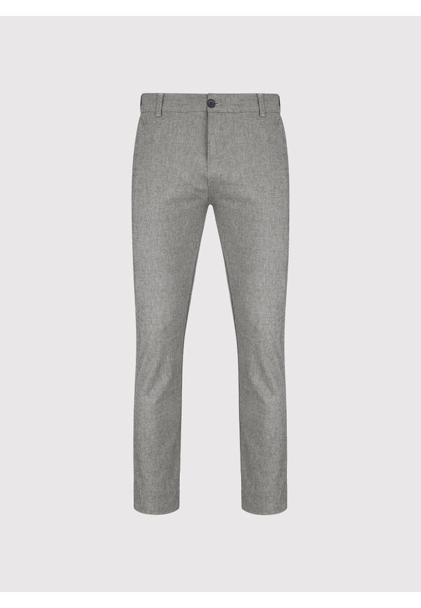 Pako Lorente - PAKO LORENTE - Szare spodnie chino. Kolor: szary. Materiał: poliester, elastan, bawełna. Sezon: zima, jesień
