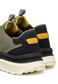 Geox Sneakersy U Spherica Actif X U55GQA 0006K C3016 Khaki. Kolor: brązowy. Materiał: materiał #3