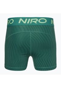 Spodenki treningowe damskie Nike Pro Dri-Fit Mid-Rise 3" Printed. Kolor: zielony. Technologia: Dri-Fit (Nike). Długość: krótkie