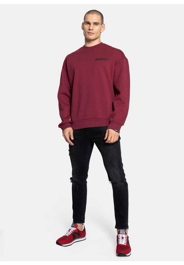 Bluza męska Napapijri B-Yoik C Vint Amaranth (NP0A4EIYR541). Kolor: czerwony