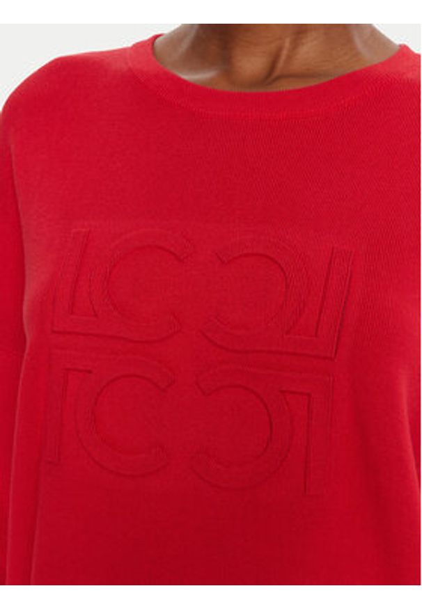 LOLA CASADEMUNT Sweter LF2511004 Czerwony Loose Fit. Kolor: czerwony. Materiał: syntetyk