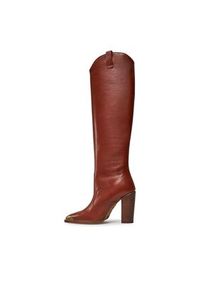 Bronx Kozaki High boots 14165-JJ Brązowy. Kolor: brązowy. Materiał: skóra #5