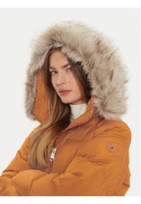 TOMMY HILFIGER - Tommy Hilfiger Kurtka puchowa WW0WW42743 Pomarańczowy Regular Fit. Kolor: pomarańczowy. Materiał: syntetyk #7