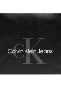 Calvin Klein Jeans Saszetka Monogram Soft K50K512448 Czarny. Kolor: czarny. Materiał: materiał #5