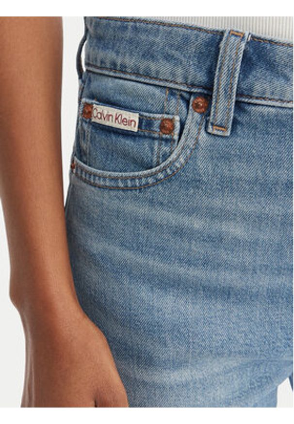 Calvin Klein Jeans Jeansy LV047F665G Niebieski Bootcut Fit. Kolor: niebieski