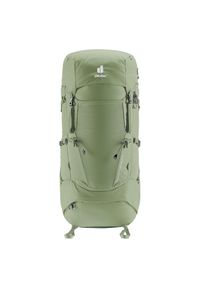 Plecak trekkingowy damski Deuter Aircontact Core 55 + 10 SL - grove/ivy. Kolor: zielony. Styl: sportowy