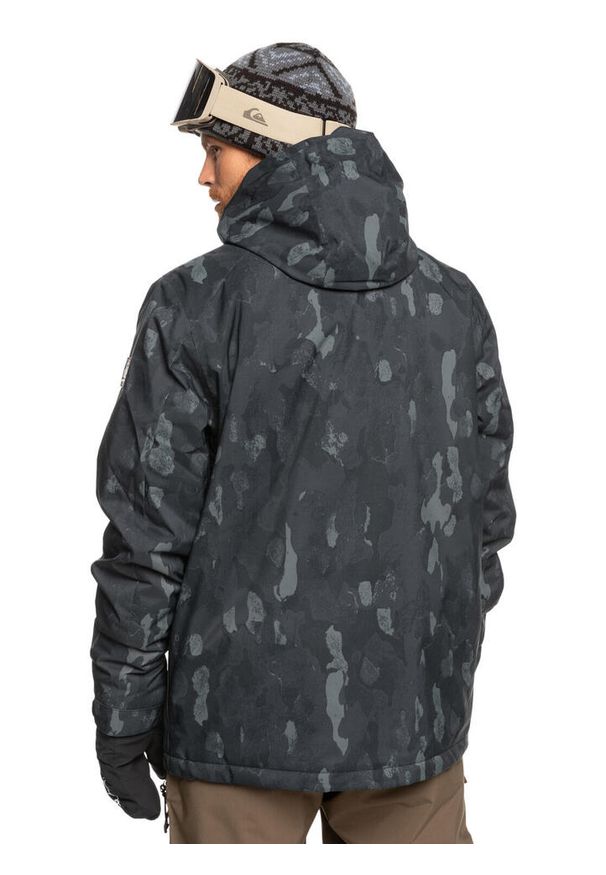Quiksilver - Kurtka śnieżna dla Mężczyzn MISSION Czarny. Kolor: czarny. Materiał: poliester, materiał. Sezon: zima. Sport: narciarstwo