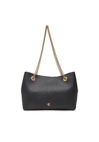 Calvin Klein Torebka Minimal Monogram Shoulder Bag Wi LV04F3205G Czarny. Kolor: czarny #3
