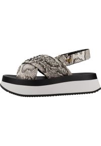 Liu Jo - Sandały LIU-JO SANDAL PRINTED P Nadruk zwierzęcy. Kolor: wielokolorowy. Materiał: syntetyk. Wzór: motyw zwierzęcy, nadruk. Sport: turystyka piesza
