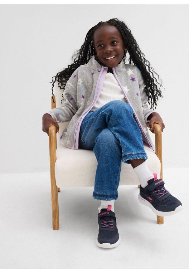 bonprix - Wygodne dżinsy termiczne na podszewce z polaru. Kolekcja: plus size. Kolor: niebieski. Styl: elegancki