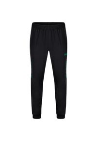 Damskie spodnie dresowe Jako polyester Challenge. Kolor: czarny, wielokolorowy, zielony. Materiał: dresówka. Sport: fitness, piłka nożna #1