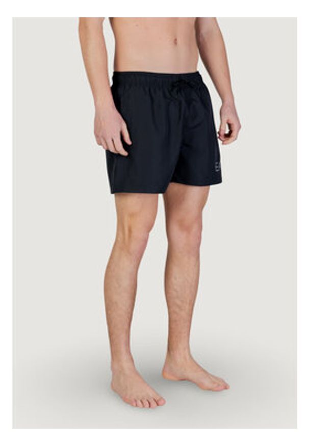 EA7 Emporio Armani Szorty kąpielowe 7M002000 AF13049 MC026 Czarny Regular Fit. Kolor: czarny. Materiał: syntetyk