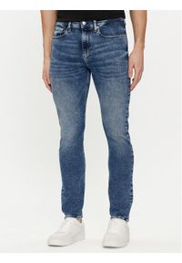 Calvin Klein Jeans Jeansy J30J324810 Niebieski Skinny Fit. Kolor: niebieski