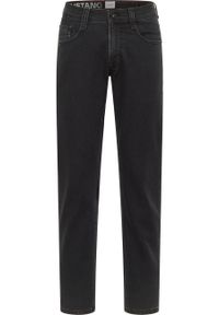 Męskie Spodnie Jeansowe Mustang Style Oregon Slim K Denim Black 1015546 4000 940