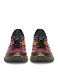 Rieker Półbuty N3271-30 Fioletowy. Kolor: fioletowy. Materiał: materiał, syntetyk #2