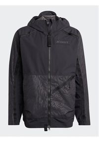 Adidas - adidas Kurtka przejściowa Terrex Utilitas RAIN.RDY 2.5-Layer Rain Jacket HN2928 Czarny Regular Fit. Kolor: czarny. Materiał: syntetyk #4