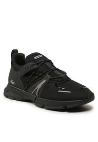Lacoste Sneakersy L003 0722 1 Sma 7-43SMA006402H Czarny. Kolor: czarny. Materiał: materiał #6
