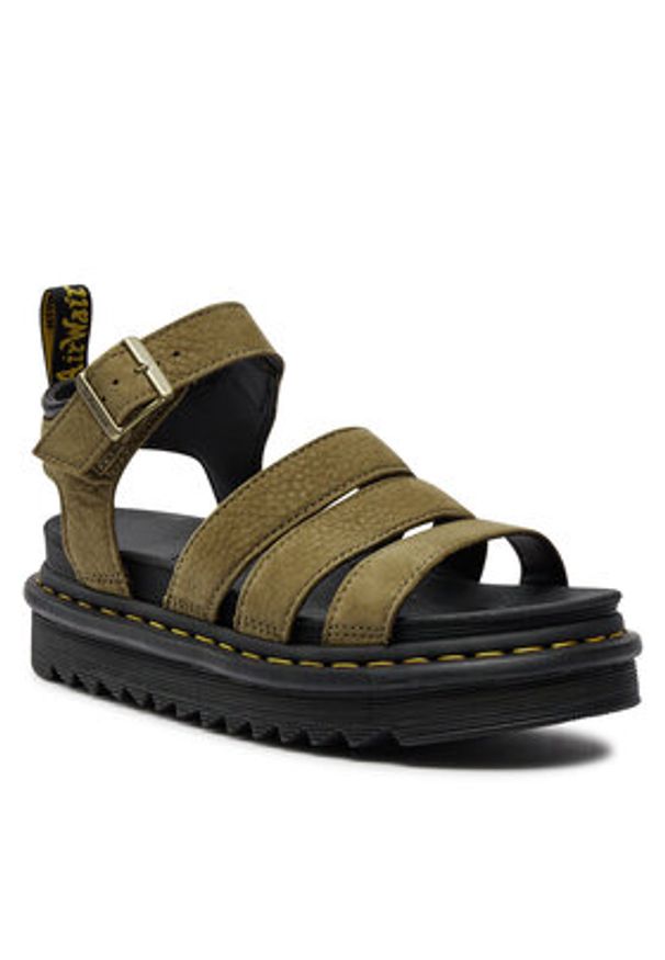 Dr. Martens Sandały Blaire 31735357 Khaki. Kolor: brązowy. Materiał: skóra