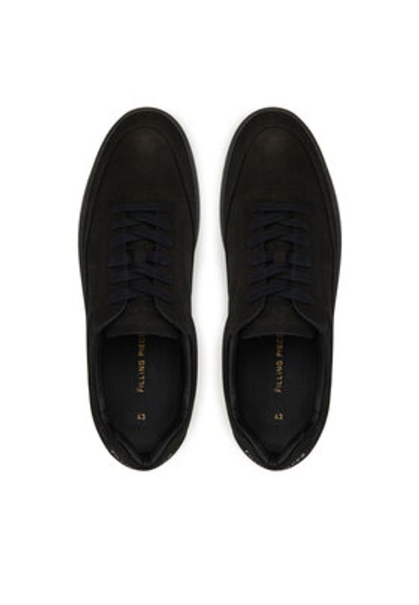 Filling Pieces Sneakersy Mondo 2.0 39922841847 Czarny. Kolor: czarny. Materiał: skóra, zamsz