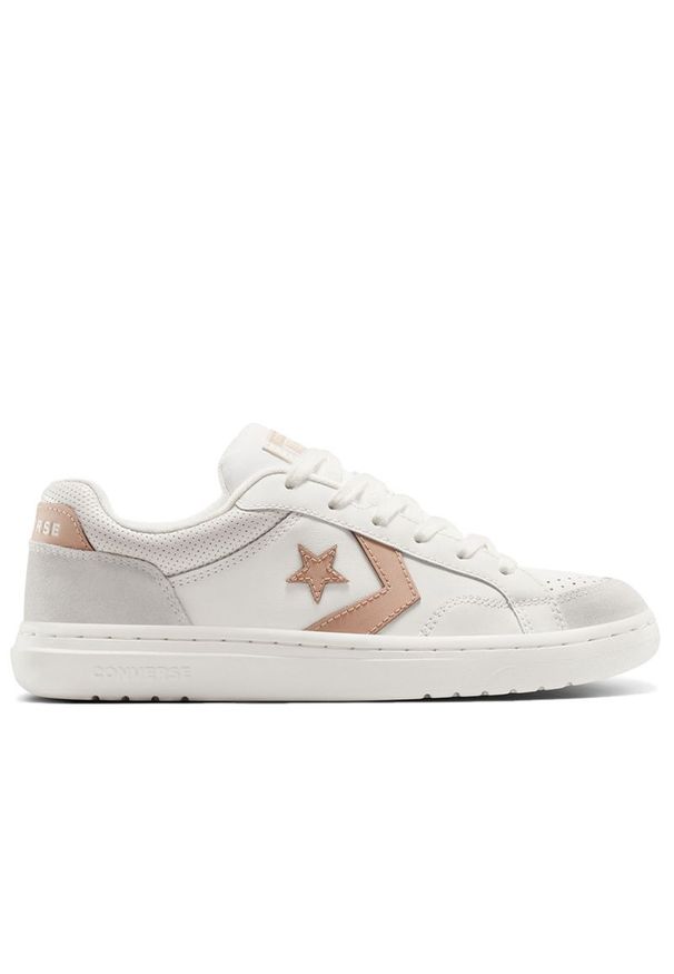 Buty Converse Pro Blaze Classic A11693C - białe. Okazja: na co dzień. Zapięcie: sznurówki. Kolor: biały. Materiał: guma, zamsz, skóra, syntetyk. Szerokość cholewki: normalna