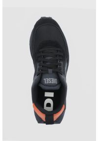 Diesel Buty kolor czarny. Nosek buta: okrągły. Zapięcie: sznurówki. Kolor: czarny. Materiał: guma #4
