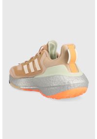 adidas Performance buty do biegania Ultraboost 22 kolor beżowy. Kolor: beżowy. Materiał: materiał, guma. Sezon: zima #3