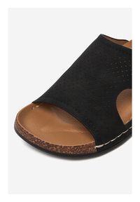 Go Soft Klapki CEO-W25701 Czarny. Kolor: czarny. Materiał: materiał #3
